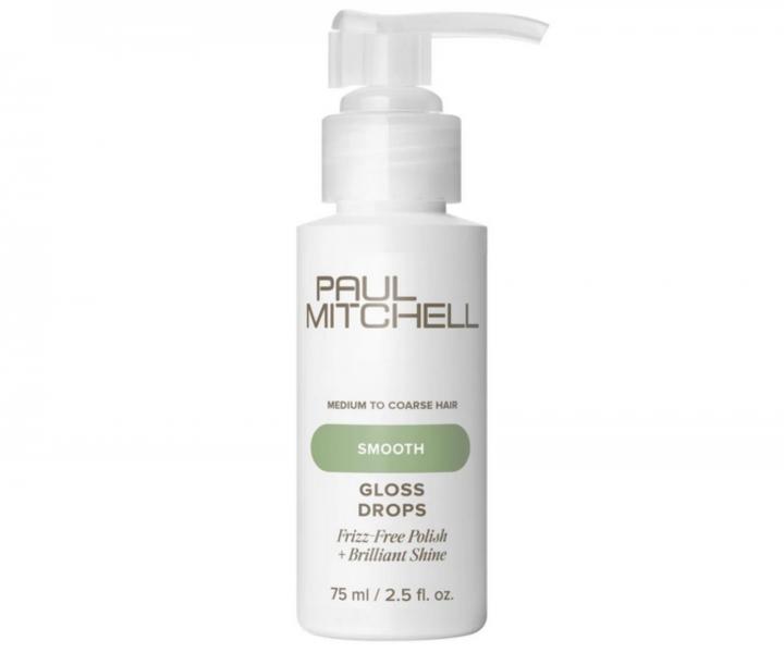 Serum nadaj�ce po�ysk i wyg�adzaj�ce do w�os�w �rednio szorstkich i szorstkich Paul Mitchell Smooth Gloss Drops - 75 ml