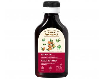 Olejek do w�os�w suchych i zniszczonych z olejem arganowym i �opianem Green Pharmacy Repair Oil - 100 ml
