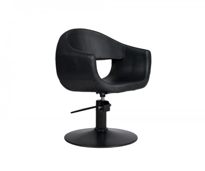 Fotel fryzjerski Weelko Glam - czarny