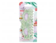 Dua klamra do wosw Invisibobble Clipstar L Oasis Matcha Reset - jasnozielona z bursztynowym wzorem