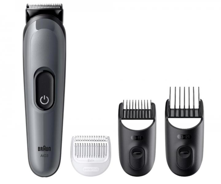 Wielofunkcyjny trymer do wosw, brody i ciaa Braun Series 3 AIO3500 - szary