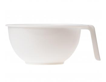 Plastikowa miska z uchwytem do mieszania farb Sibel - 350 ml - biaa