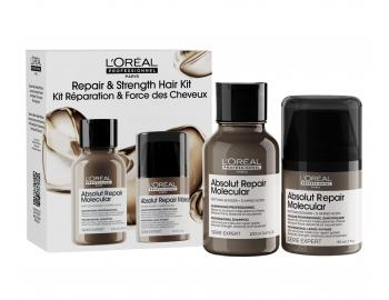 Zestaw podr�ny do w�os�w zniszczonych Lor�al Professionnel Serie Expert Absolut Repair Molecular Repair & Strength Hair Kit