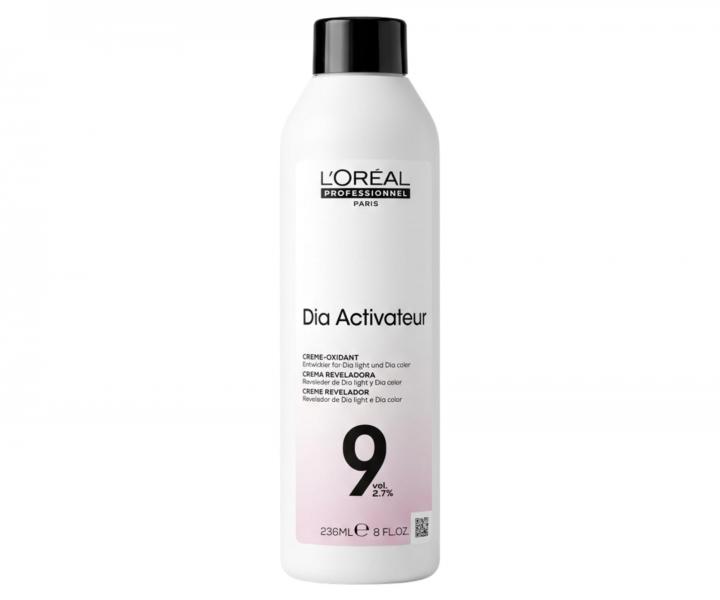 Zestaw farb do w�os�w i oksydantu w kremie Lor�al Professionnel Dia Light - 2 x farba 60 ml Clear + oksydant 236 ml gratis