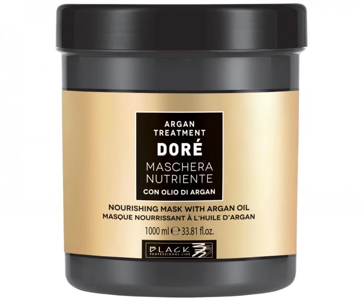 Maska odywcza do wosw suchych i amliwych Black Professional Dor Argan Treatment Mask - 1000 ml