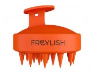 Szczotka do masau i peelingu skry gowy Freylish Massage Exfoliating Brush - pomaraczowa