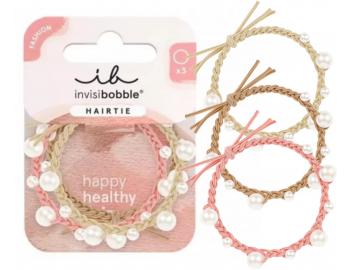 Zestaw ozdobnych gumek do w�os�w Invisibobble Hairtie Princess Pearl - 3 szt.