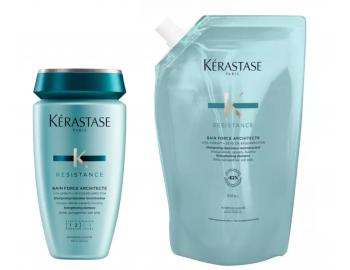 Szampon do w�os�w zniszczonych K�rastase Resistance Force Architecte - 250 ml + zapas 500 ml