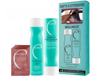 Zestaw do piel�gnacji w�os�w przed�u�anych Malibu C Wefts & Extensions Wellness