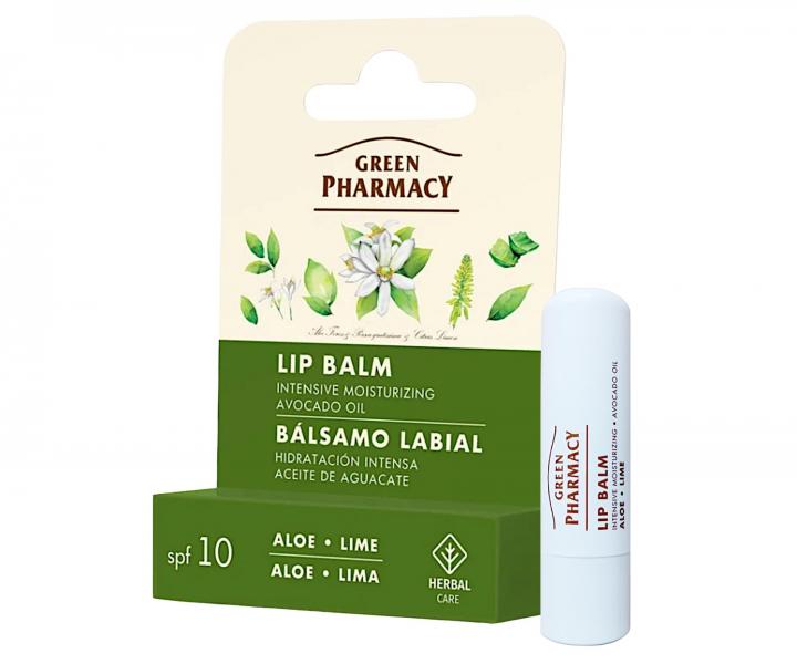 Balsam nawil�aj�cy do ust z aloesem i limonk� Green Pharmacy Lip Balm - 3,6 g