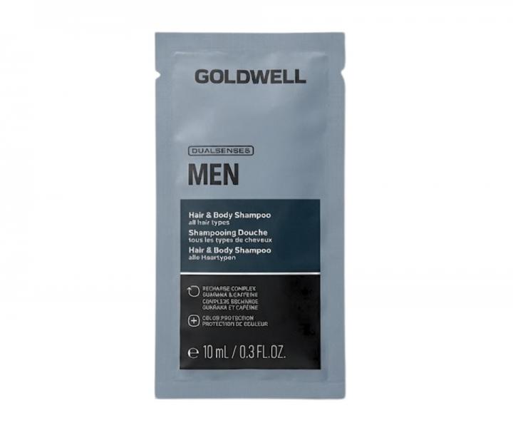 Od�wie�aj�cy szampon i �el pod prysznic dla m�czyzn Goldwell Dualsenses Men Hair & Body Shampoo - 10 ml