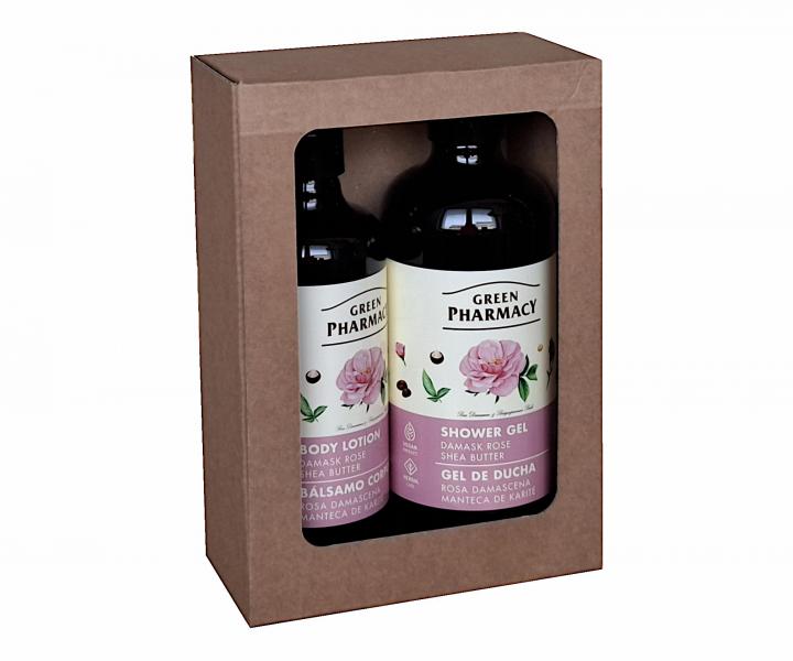 Zestaw upominkowy do pielgnacji ciaa z r damascesk i masem shea Green Pharmacy