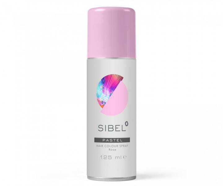 Koloryzujcy spray do wosw Sibel Hair Colour Pastel - rowy pastelowy