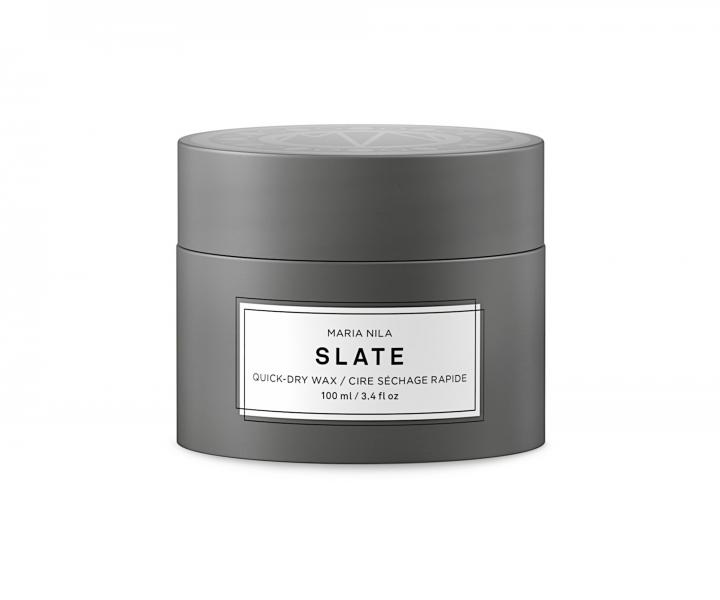 Wosk szybkoschn�cy lekko nab�yszczaj�cy i bardzo mocno utrwalaj�cy Maria Nila Slate Quick Dry Wax - 100 ml
