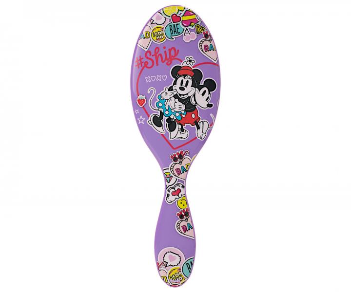 Szczotka do rozczesywania w�os�w Wet Brush Original Detangler Mickey - fioletowa