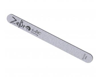 Dwustronny pilnik do paznokci Sibel Zebra Nail File 2-Way Finisher 200/240 - 10 szt.