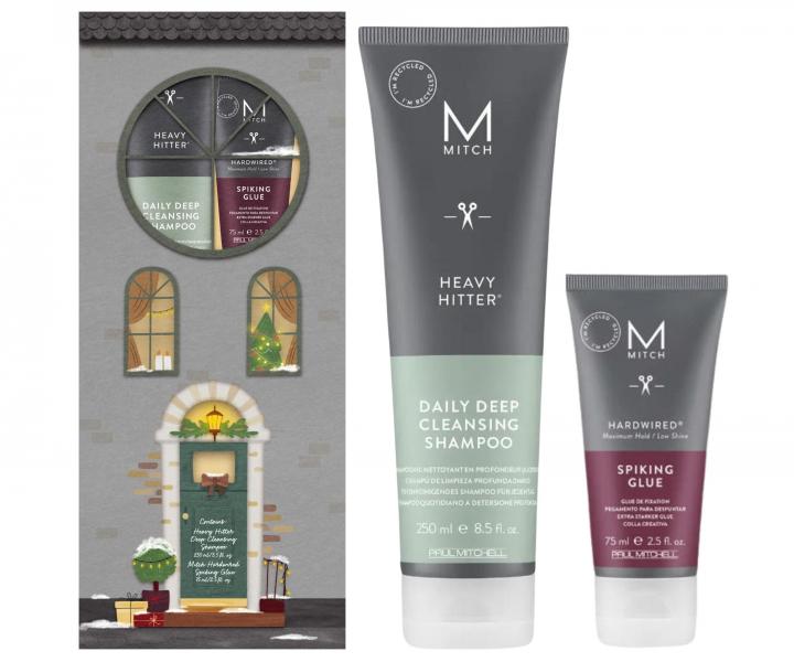 Zestaw upominkowy do pielgnacji i stylizacji wosw dla mczyzn Paul Mitchell Mitch Wash & Style Heavy Duo