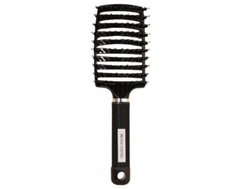 Szczotka do rozczesywania i suszenia w�os�w z w�osiem dzika i nylonowym Sister Young Zoco Hair Brush - czarna