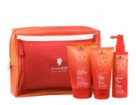 Zestaw podr�ny do w�os�w nara�onych na s�o�ce Schwarzkopf Professional BC Bonacure Sun Protect + 2 kosmetyczki gratis