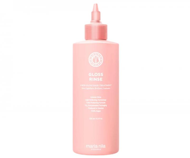 Lekka kuracja nawil�aj�ca dla d�ugotrwa�ego po�ysku w�os�w Maria Nila Gloss Rinse 3-min Gloss Hair Treatment - 200 ml