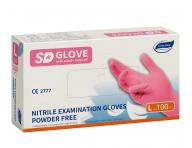R�kawiczki nitrylowe SD Glove Nitrile Examination Gloves - 100 sztuk - rozmiar L