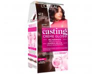 Farba do wosw bez amoniaku Loral Casting Crme Gloss - 412 mrone kakao