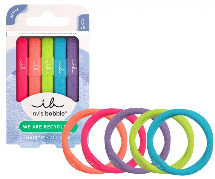 Gumki do w�os�w Invisibobble Hair Tie Neon Glow - 5 szt.