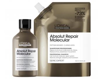 Szampon do w�os�w zniszczonych Lor�al Professionnel Serie Expert Absolut Repair Molecular - 300 ml + zapas 500 ml