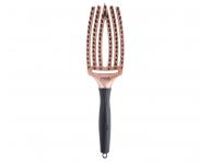 Szczotka Olivia Garden Fingerbrush Combo Medium Trinity Edition - r�owo-z�ota