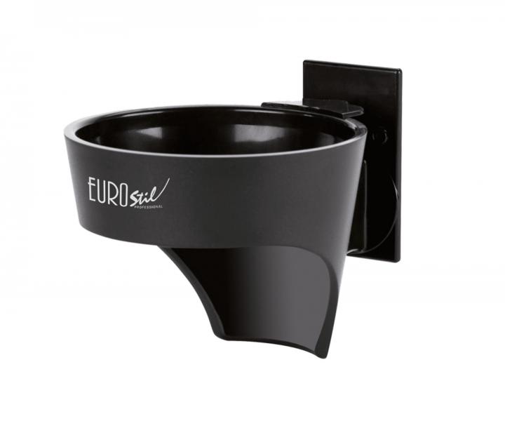 cienny uchwyt na suszark do wosw Eurostil Professional - czarny