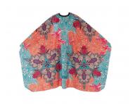 Peleryna fryzjerska do strzyenia wosw Eurostil Professional - boho - metalowy haczyk