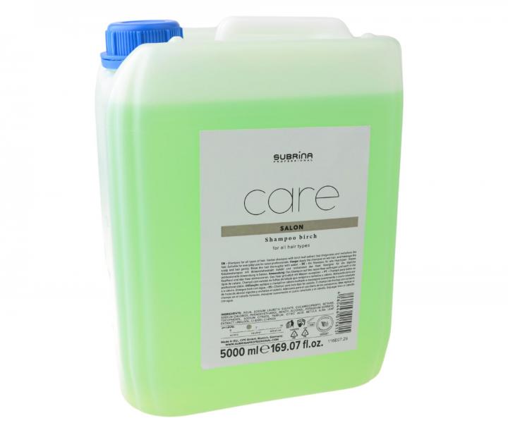 Szampon brzozowy do wszystkich rodzajw wosw Subrina Professional Care Salon Shampoo Birch - 5000 ml