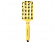 Szczotka do rozczesywania i suszenia w�os�w z w�osiem dzika i nylonowym Sister Young Ovia Hair Brush - ��ta