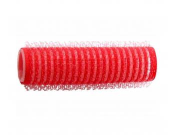 Wa�ki do w�os�w rzepy Duko Velcro - �rednica 15 mm - 6 szt - czerwone