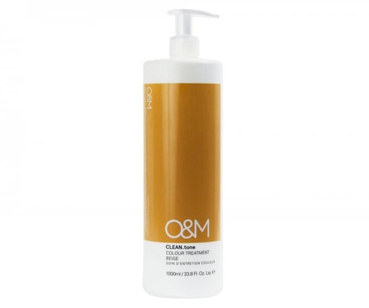 Maska tonuj�ca do w�os�w O&M Clean.tone Colour Treatment Beige - 1000 ml - be�owa