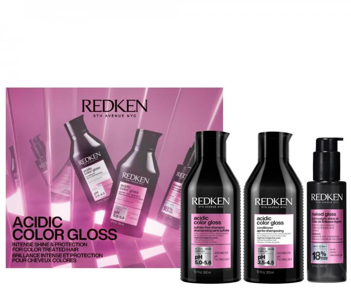 Zestaw upominkowy do w�os�w farbowanych Redken Acidic Color Gloss