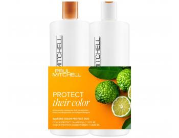 Zestaw do wosw farbowanych Paul Mitchell Color Protect Save Big Duo
