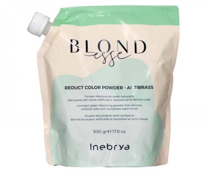 Puder rozjaniajcy do usuwania farby chemicznej z wosw Inebrya Blondesse Reduct Color Powder Antibrass - 500 g