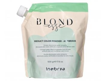 Puder rozjaniajcy do usuwania farby chemicznej z wosw Inebrya Blondesse Reduct Color Powder Antibrass - 500 g