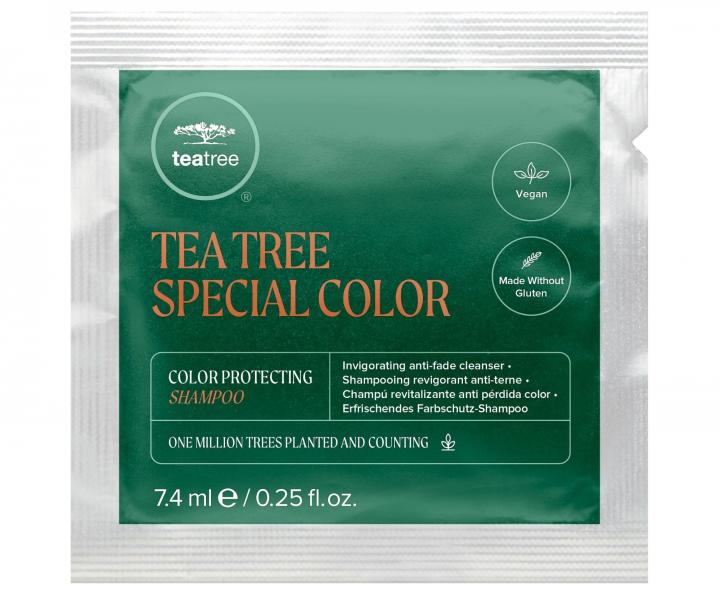 Szampon do wosw farbowanych Paul Mitchell Tea Tree Special Color Shampoo - 7,4 ml