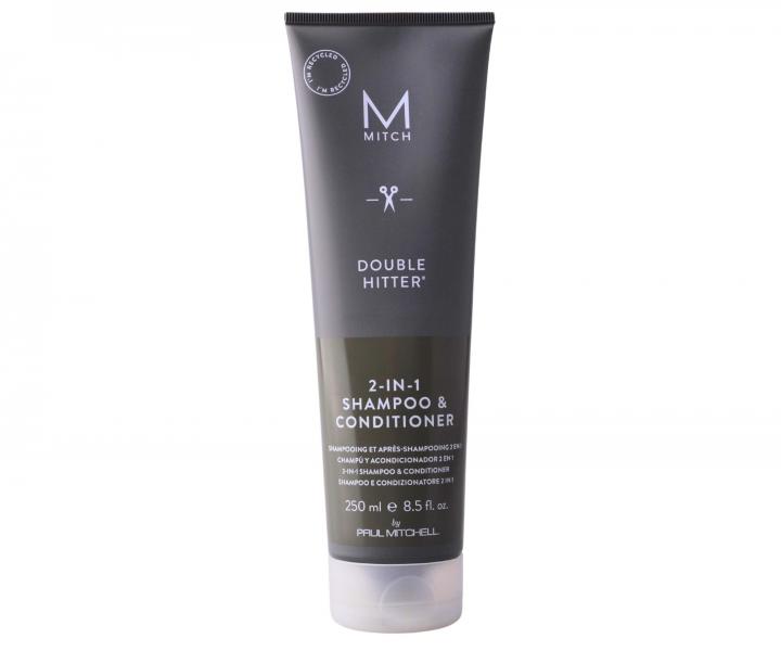 Szampon pielgnacyjny i odywka 2 w 1 Paul Mitchell Mitch Double Hitter - 250 ml