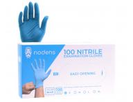 Rkawiczki nitrylowe Nodens Nitrile Examination Gloves - 100 sztuk - niebieskie