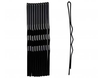 Wsuwka karbowana Duko 526B - 6 cm - 10 szt. - czarna
