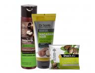 Zestaw do w�os�w os�abionych Dr. Sant� Macadamia - szampon 250 ml + od�ywka 200 ml + myd�o gratis