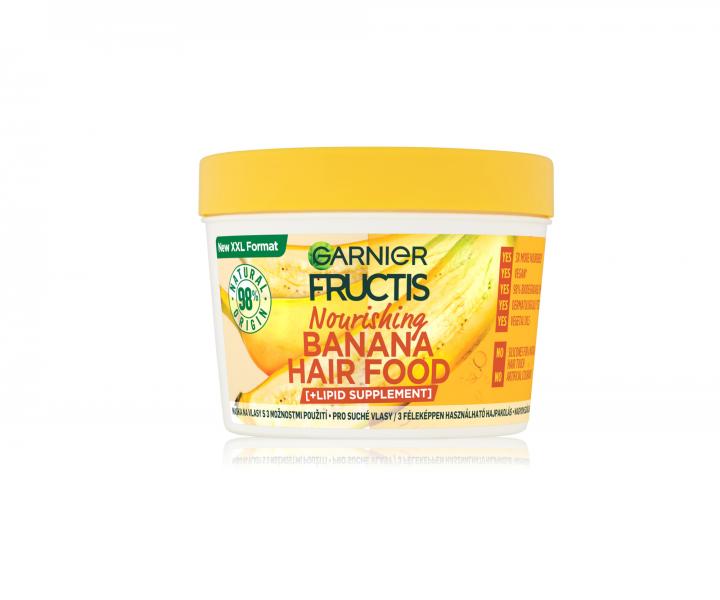 Odywcza maska do wosw suchych Garnier Fructis Banana Hair Food 3 Usages Mask - 400 ml