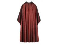 Peleryna fryzjerska do farbowania i strzyenia wosw Sibel Dots - czerwona