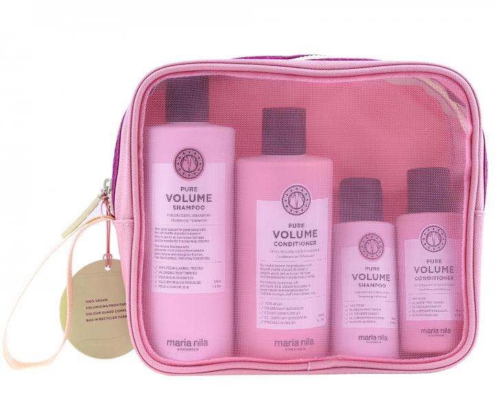 Zestaw upominkowy nadaj�cy obj�to�� cienkim w�osom Maria Nila Pure Volume + kosmetyczka gratis