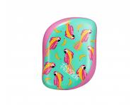 Szczotka do rozczesywania w�os�w Tangle Teezer Compact Styler Paradise Bird - r�owo-turkusowa