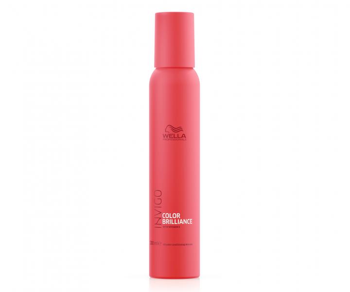 Witaminowa od�ywka w piance Wella Invigo Color Brilliance Vitamin Conditioning Mousse - 200 ml