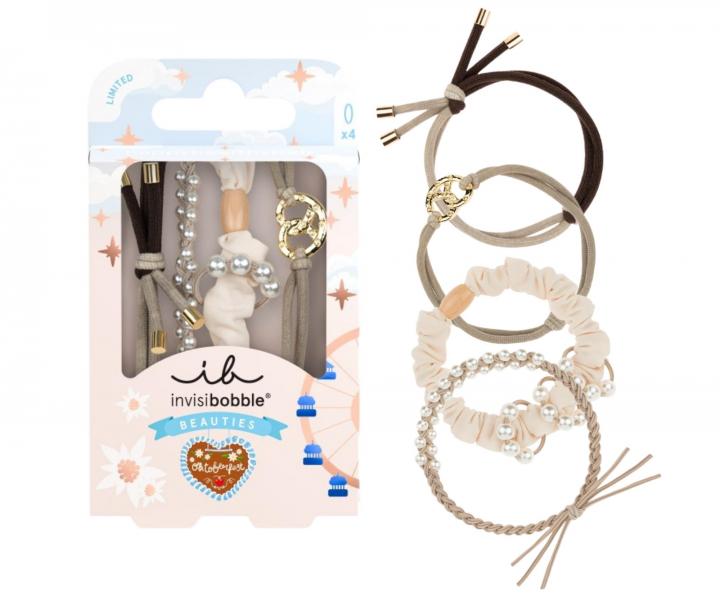 Zestaw ozdobnych gumek do w�os�w Invisibobble Beauties Charivari - 4 szt.